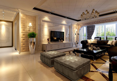 西安家裝 歐式裝修案例 西安市榮強裝飾工程圖片_高清圖_細節(jié)圖